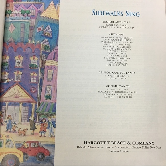VINTAGE 1996 Book Treasury of Literature Sidewalks Sing Homeschooling Classroom - Picture 3 of 16
